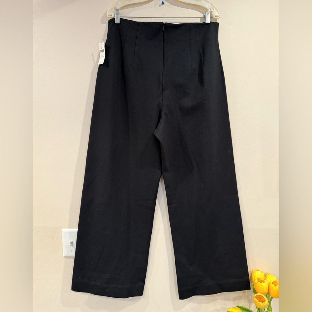 🔥NWT Anthropologie Maeve Women’s Black Pants Wide Leg Sz 32T🔥 - Picture 2 of 10